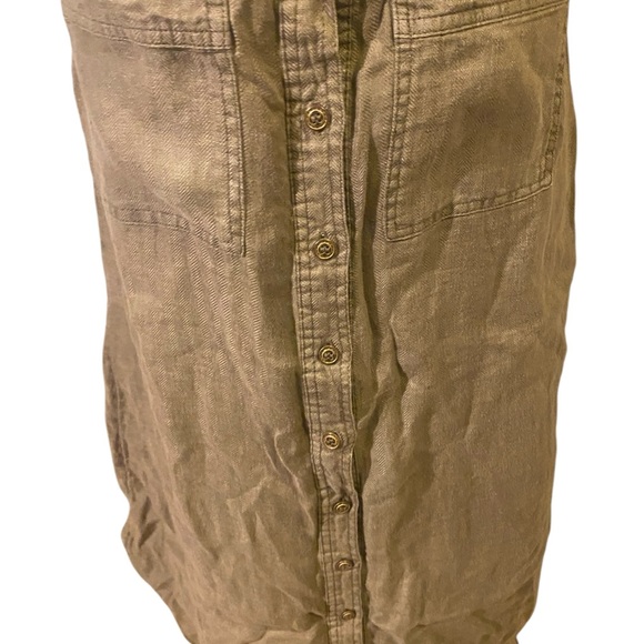 Nicole miller new york 100% Linen utility sheath mini size medium - Picture 6 of 8